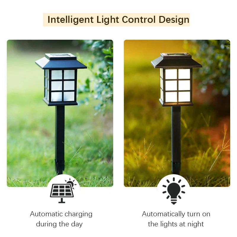 8 Pack Solar Pathway Garden Lights