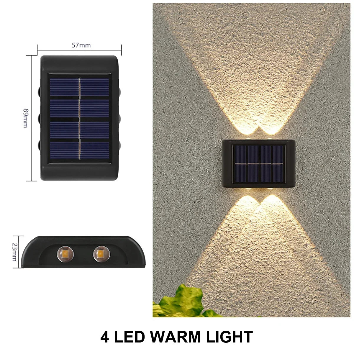 Waterproof Solar Outdoor Wall Lamp