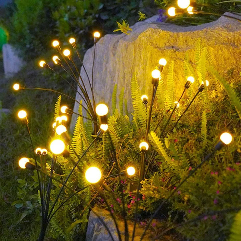 Solar Powered Firefly Garden Lights