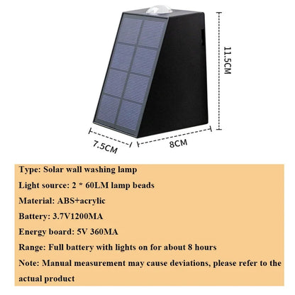 Outdoor Waterproof Solar Wall Light