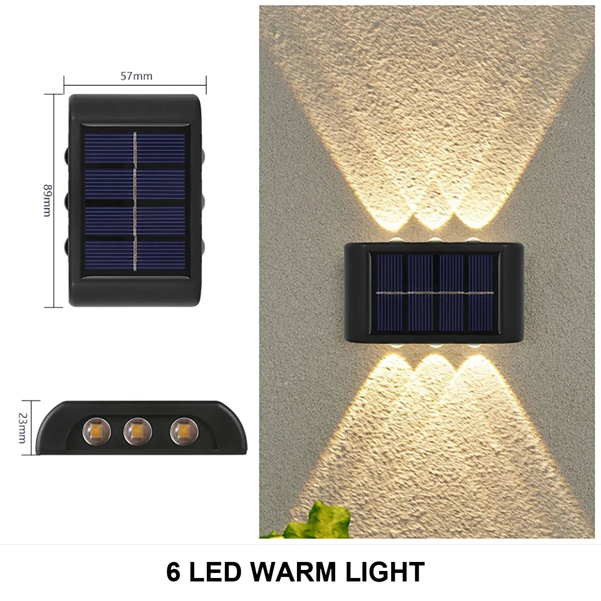 Waterproof Solar Outdoor Wall Lamp