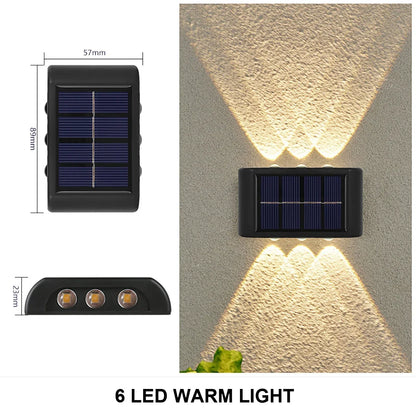 Waterproof Solar Outdoor Wall Lamp