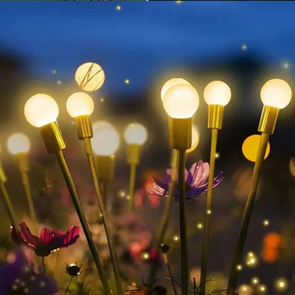 Solar Powered Firefly Garden Lights