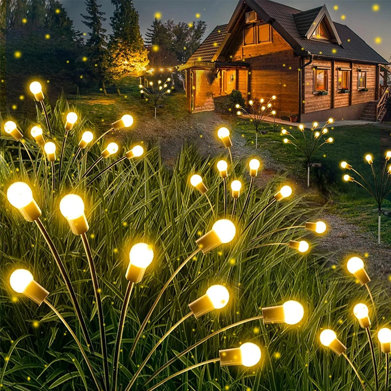 Solar Powered Firefly Garden Lights
