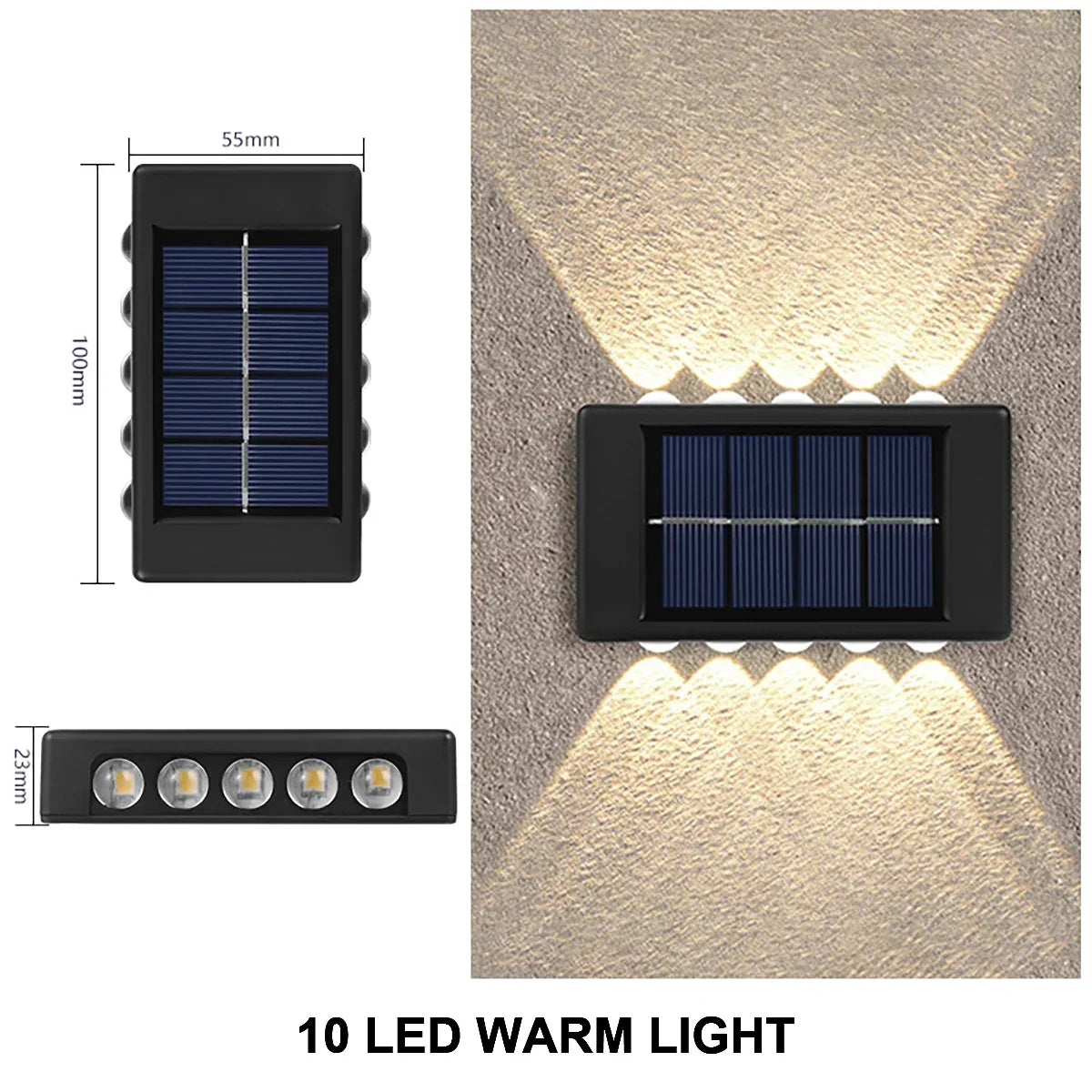Waterproof Solar Outdoor Wall Lamp