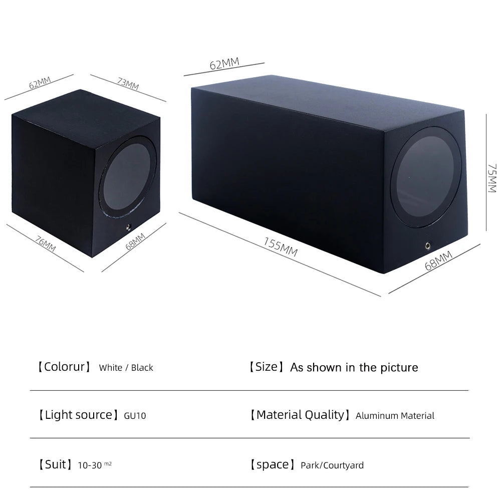 Outdoor Waterproof Led Wall Lamp