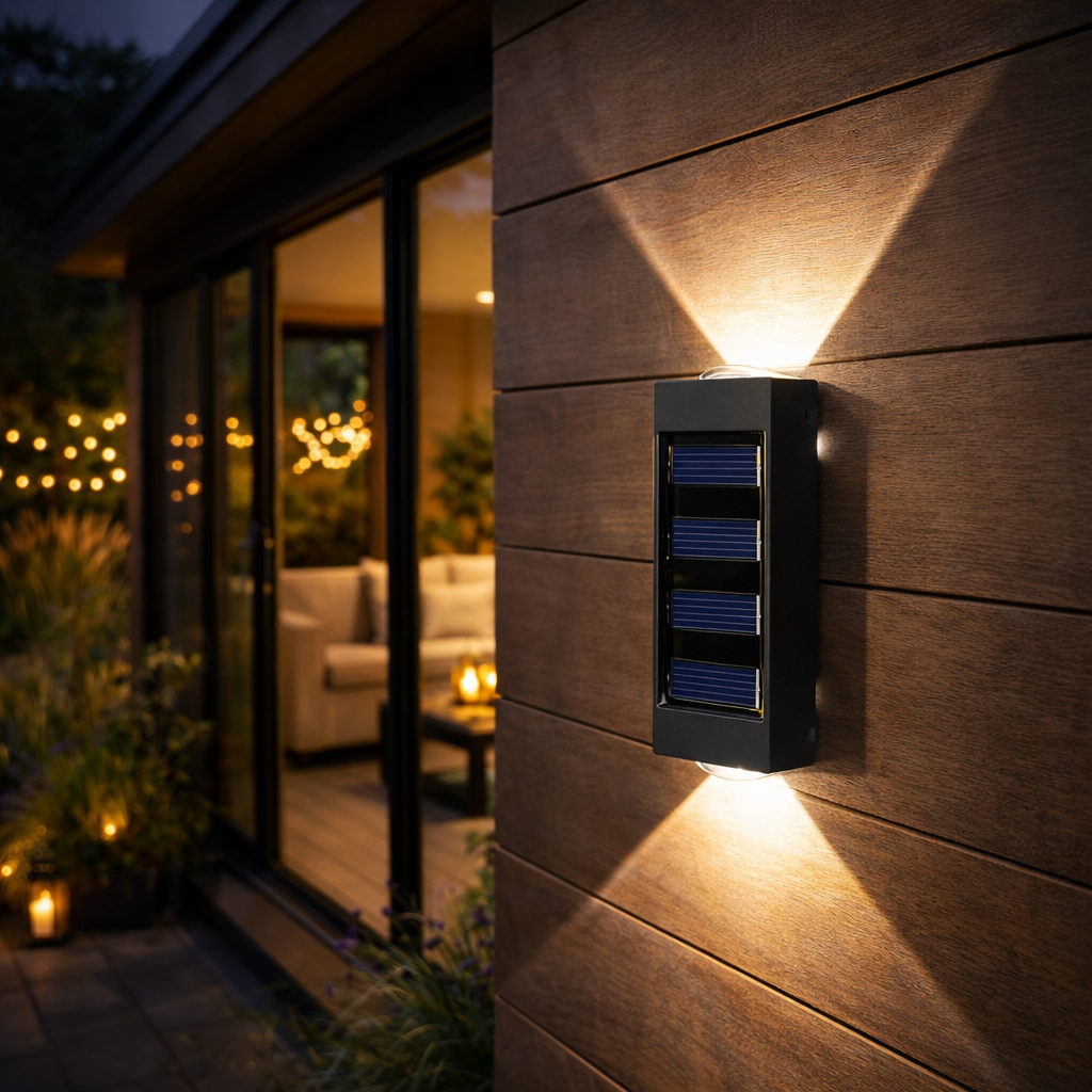 Waterproof Solar Outdoor Wall Lamp