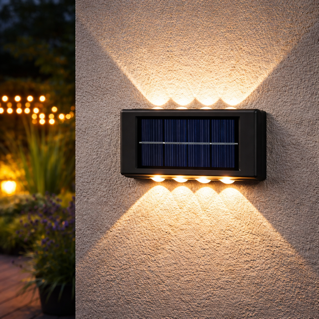 Waterproof Solar Outdoor Wall Lamp
