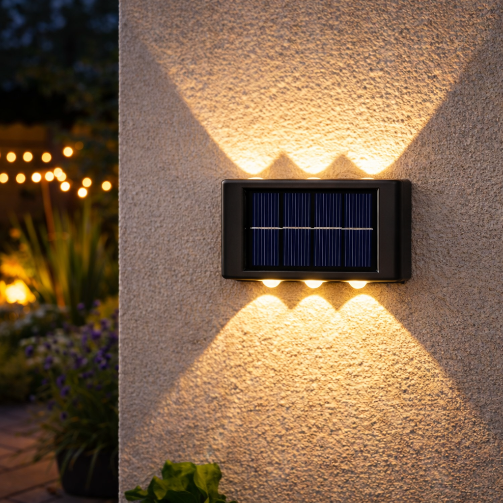Waterproof Solar Outdoor Wall Lamp